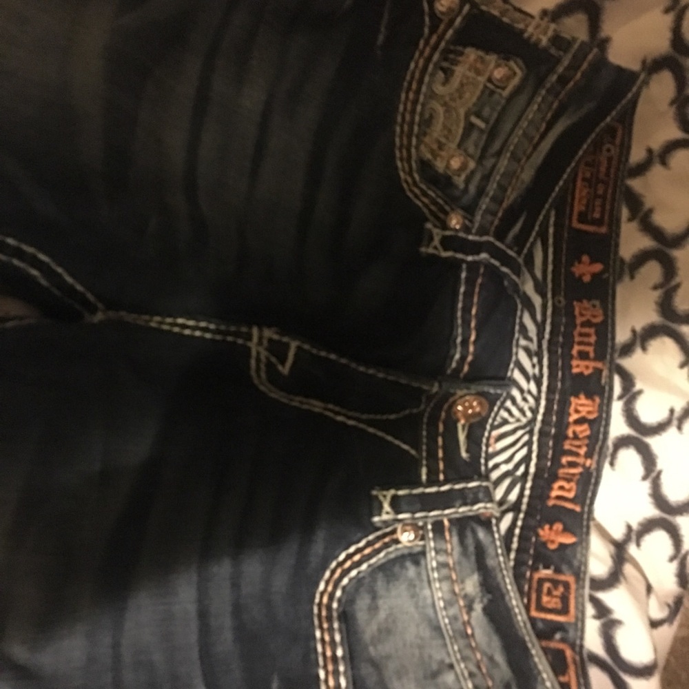 Cute Rock Revival Jeans